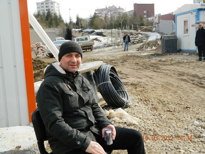 Bir çalışma sahasında